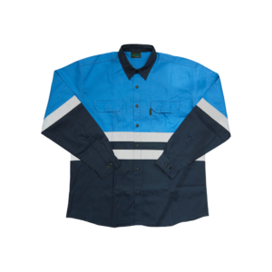 Hi-Vis Two Tone Long Sleeve Work Shirt (4738-CO)