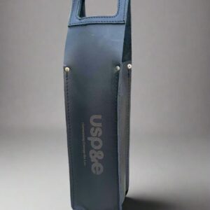 100% Leather Wine Bag